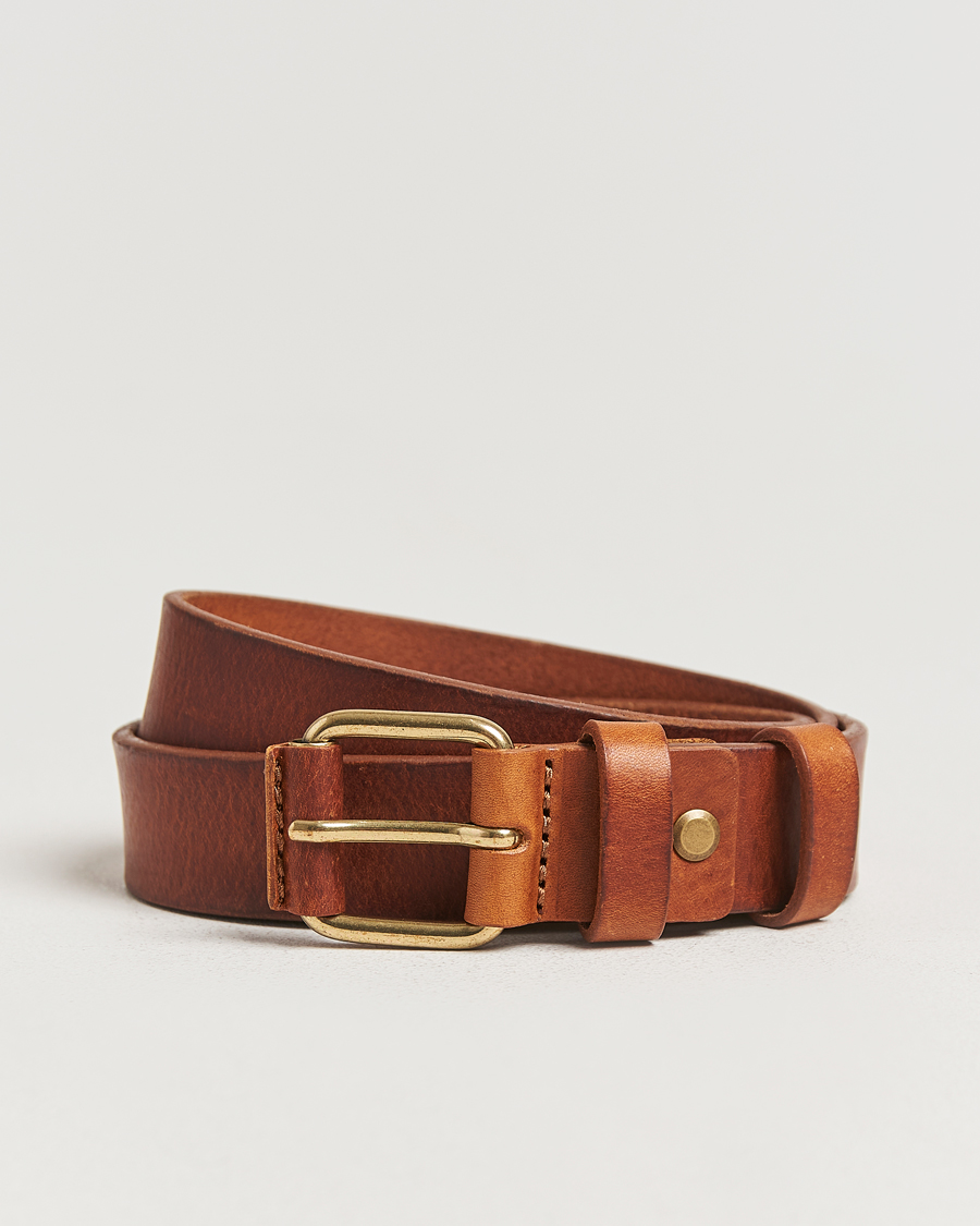 Herre | Belter | Nudie Jeans | Dwayne Leather Belt Toffee Brown