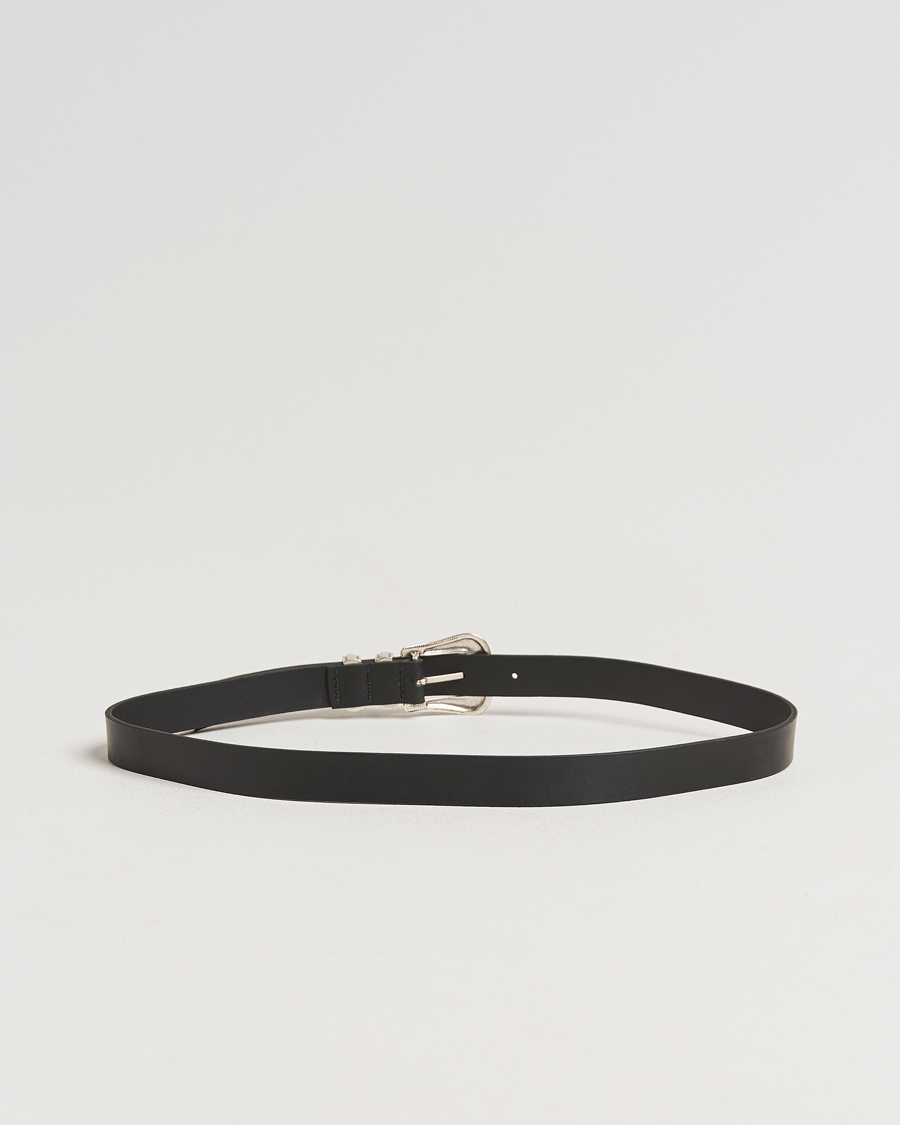 Herre | Belter | Nudie Jeans | Western Silver Belt Black
