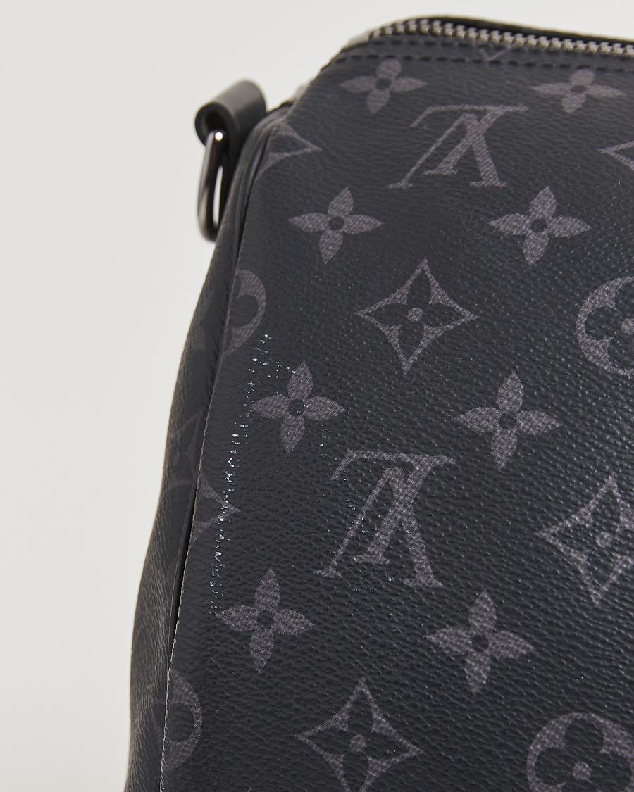 Herre | Louis Vuitton Pre-Owned Keepall Bandoulière 55 Monogram Eclipse | Louis Vuitton Pre-Owned | Keepall Bandoulière 55 Monogram Eclipse