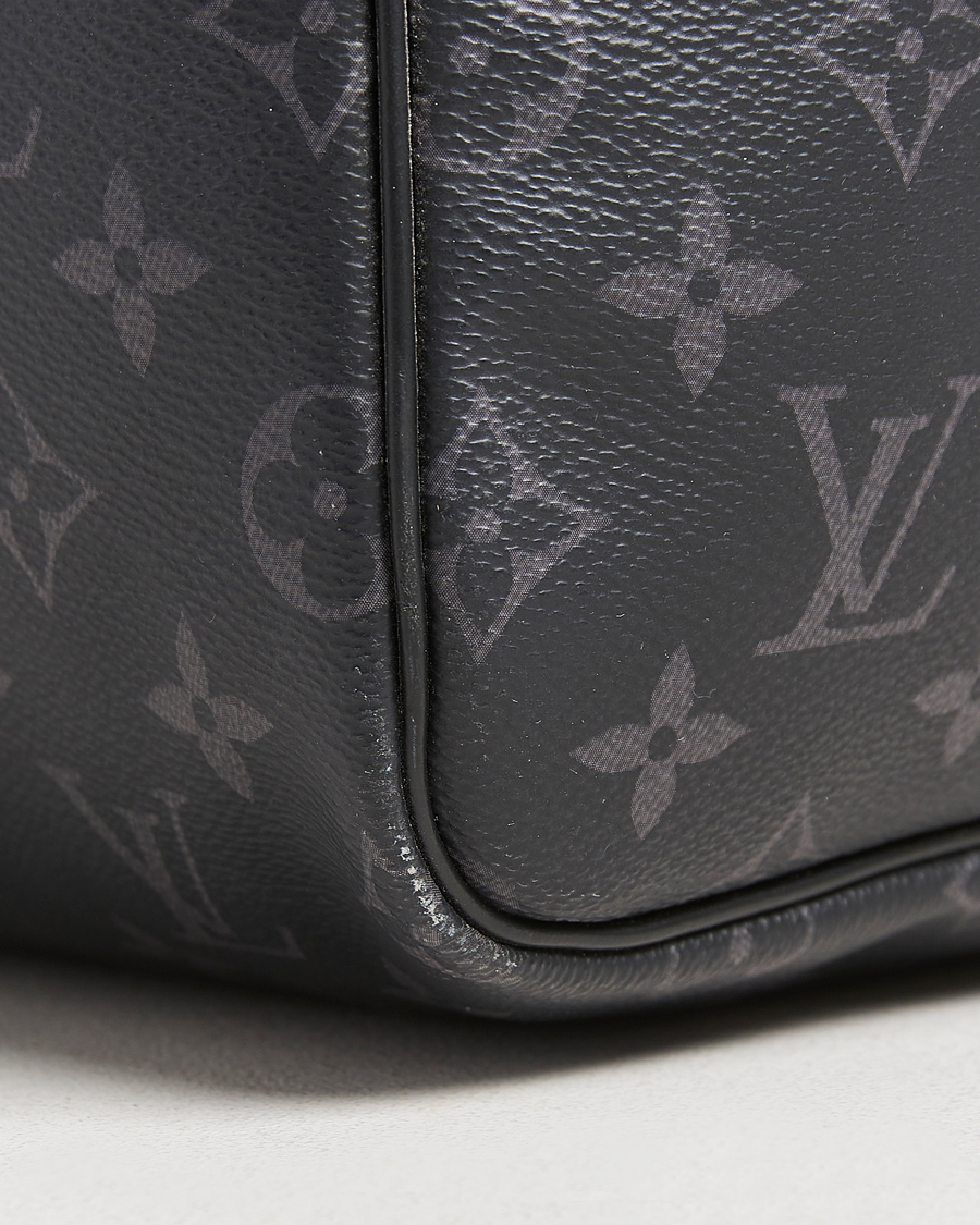 Herre | Louis Vuitton Pre-Owned Keepall Bandoulière 55 Monogram Eclipse | Louis Vuitton Pre-Owned | Keepall Bandoulière 55 Monogram Eclipse