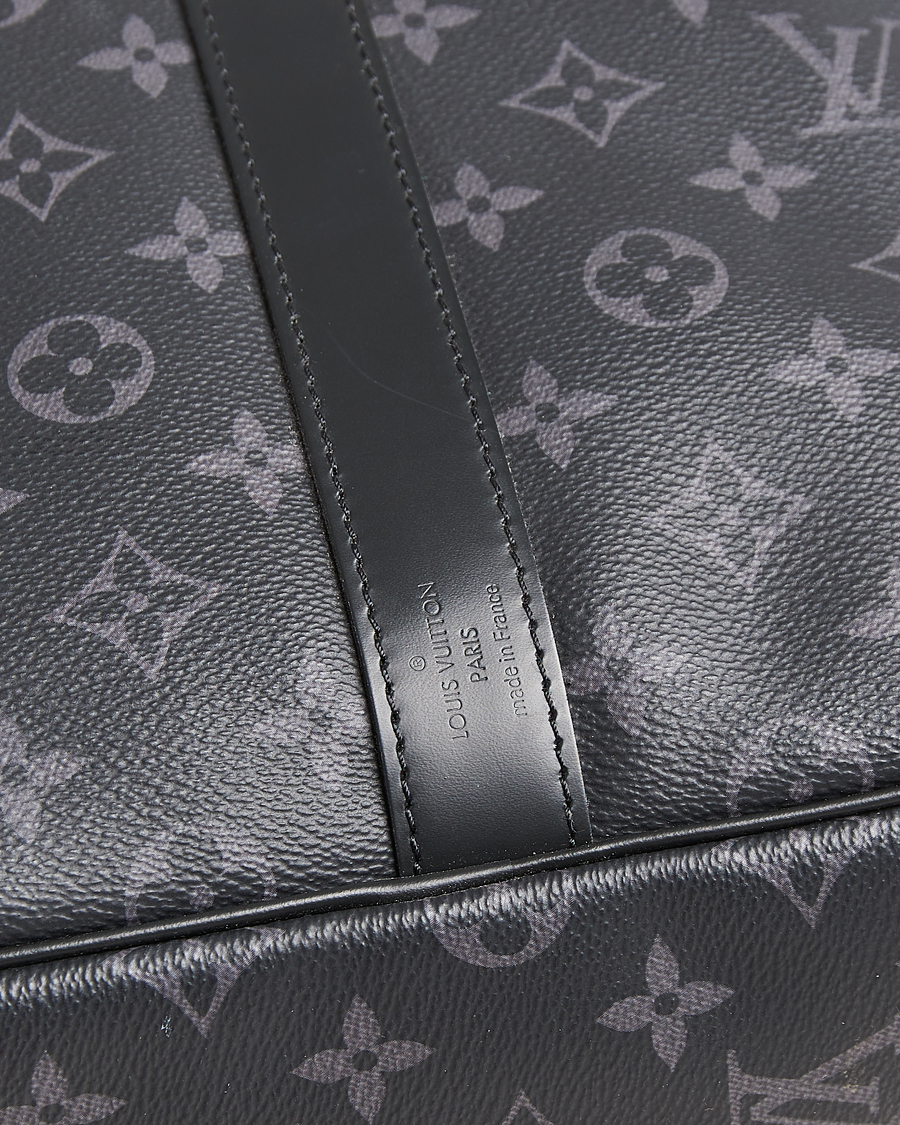 Herre | Louis Vuitton Pre-Owned Keepall Bandoulière 55 Monogram Eclipse | Louis Vuitton Pre-Owned | Keepall Bandoulière 55 Monogram Eclipse