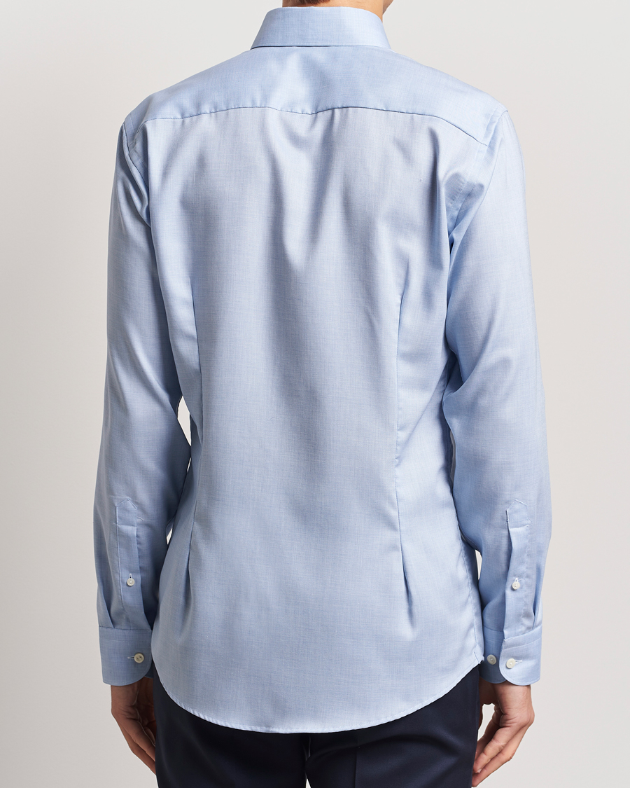 Herre | Skjorter | Eton | Slim Fit Wrinkle Free Oxford Shirt Light Blue