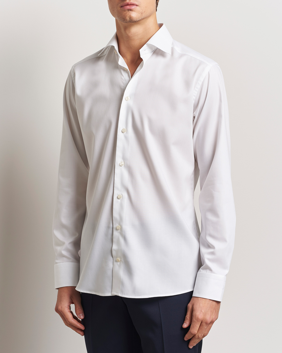 Herre | Skjorter | Eton | Slim Fit Oxford Shirt White