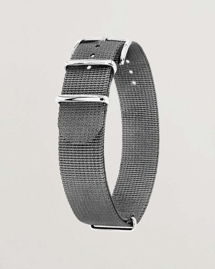 Herre | Klokkeremmer | HIRSCH | Rush Recycle Nato Watch Strap Grey