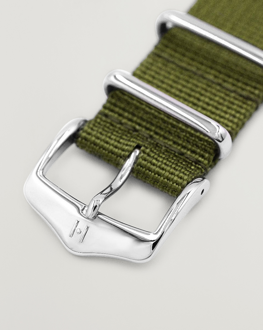 Herre | Klokkeremmer | HIRSCH | Rush Recycle Nato Watch Strap Green