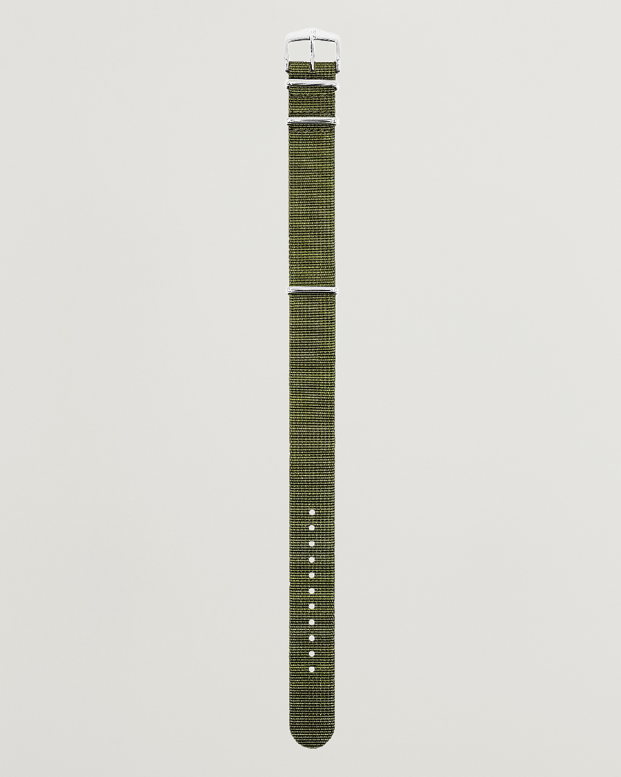 Herre | Klokkeremmer | HIRSCH | Rush Recycle Nato Watch Strap Green
