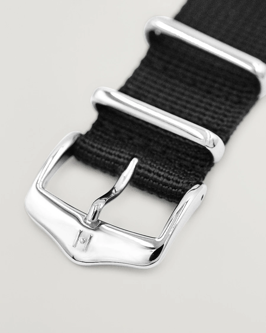 Herre | Klokkeremmer | HIRSCH | Rush Recycle Nato Watch Strap Black