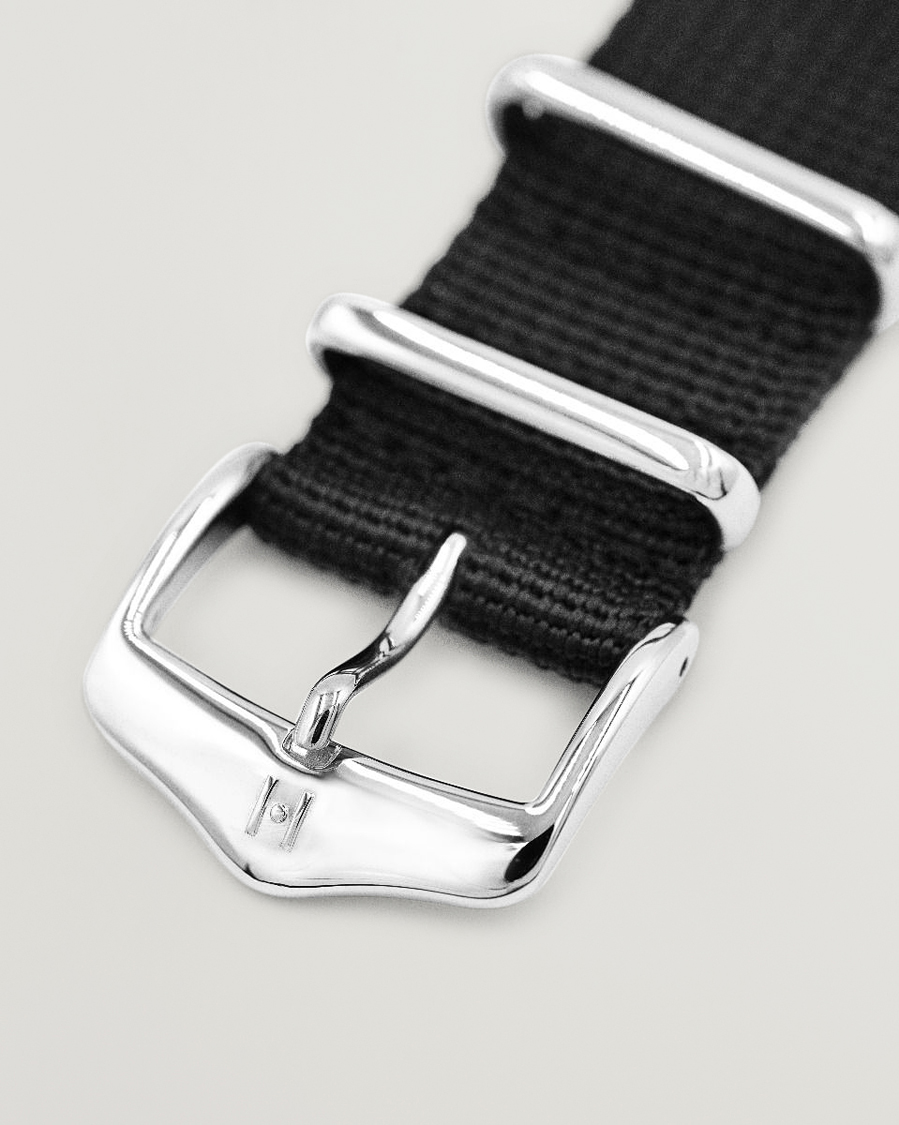 Herre | Klokkeremmer | HIRSCH | Rush Recycle Nato Watch Strap Black