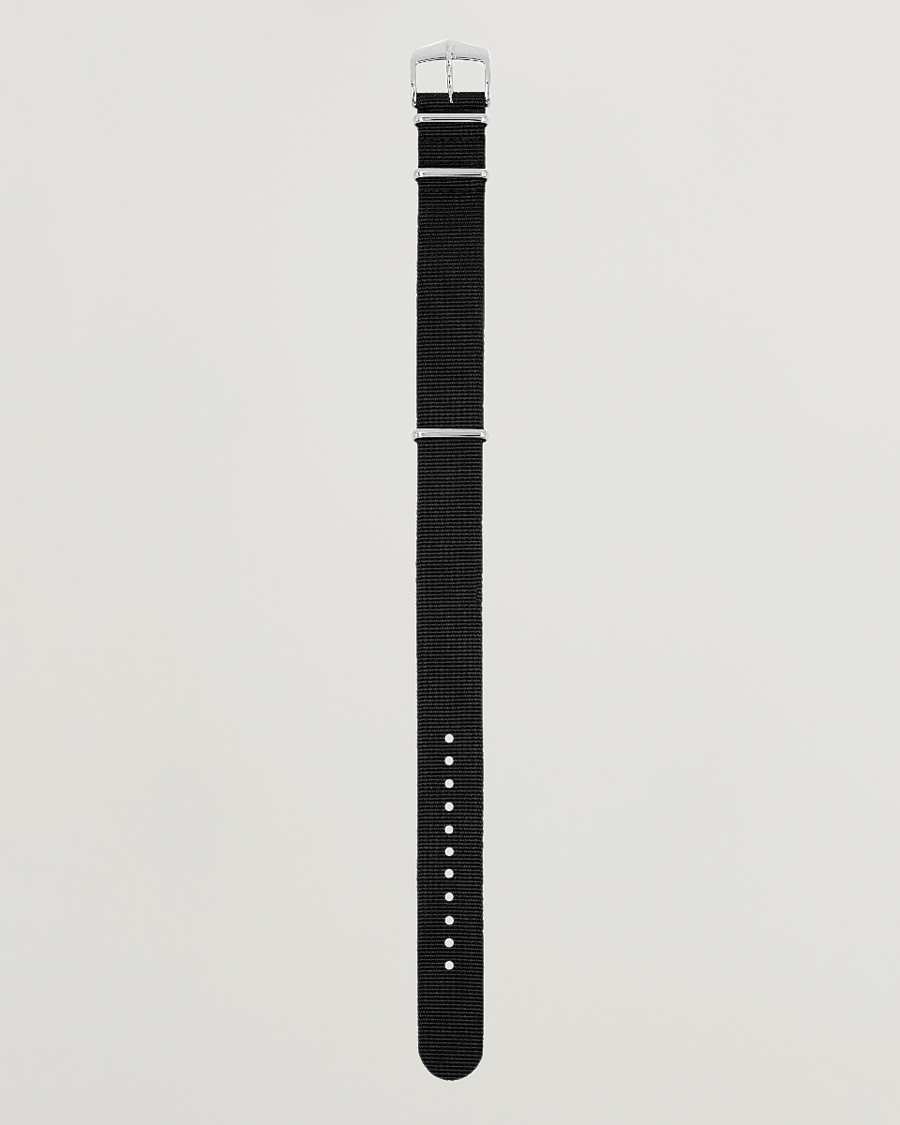 Herre | Klokkeremmer | HIRSCH | Rush Recycle Nato Watch Strap Black