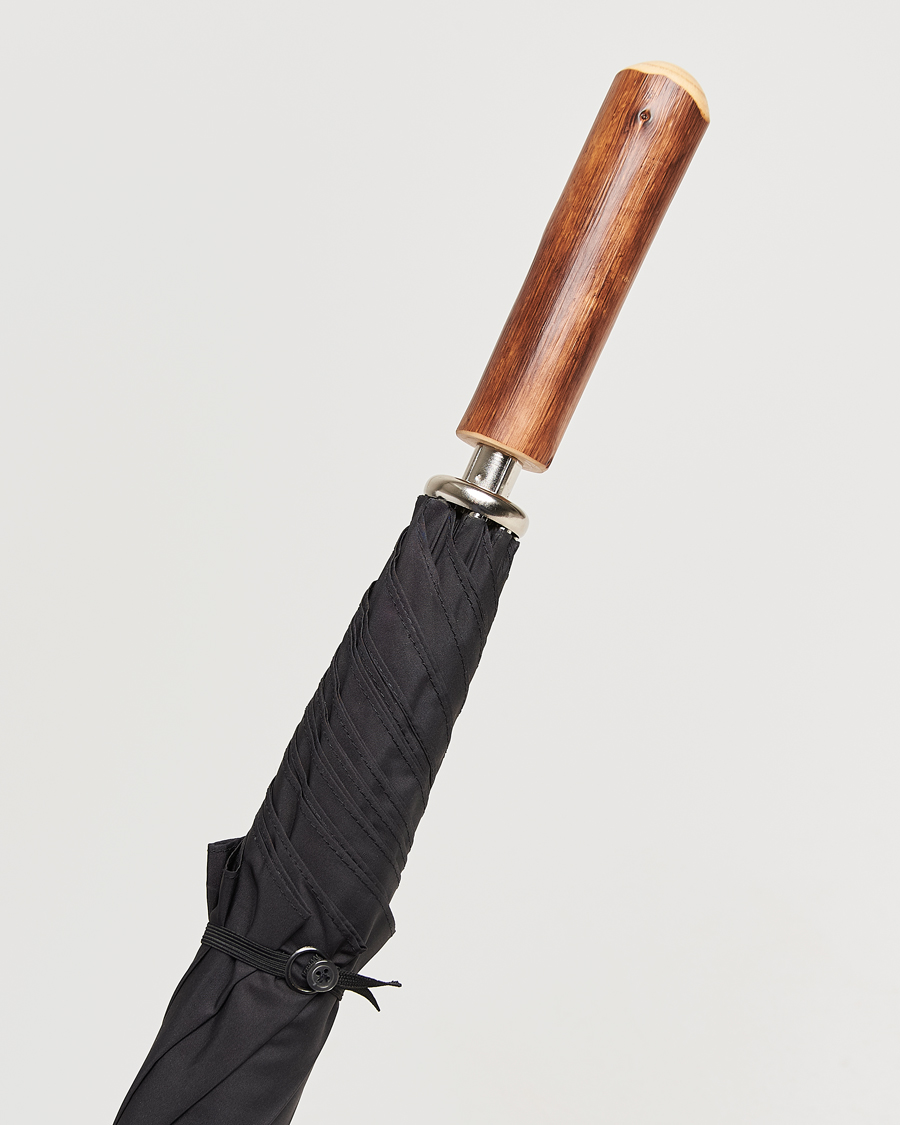 Herre | Paraplyer | Fox Umbrellas | Chestnut Straight Umbrella Black