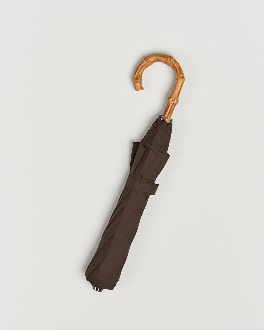Herre | Paraplyer | Fox Umbrellas | Telescopic Umbrella Brown