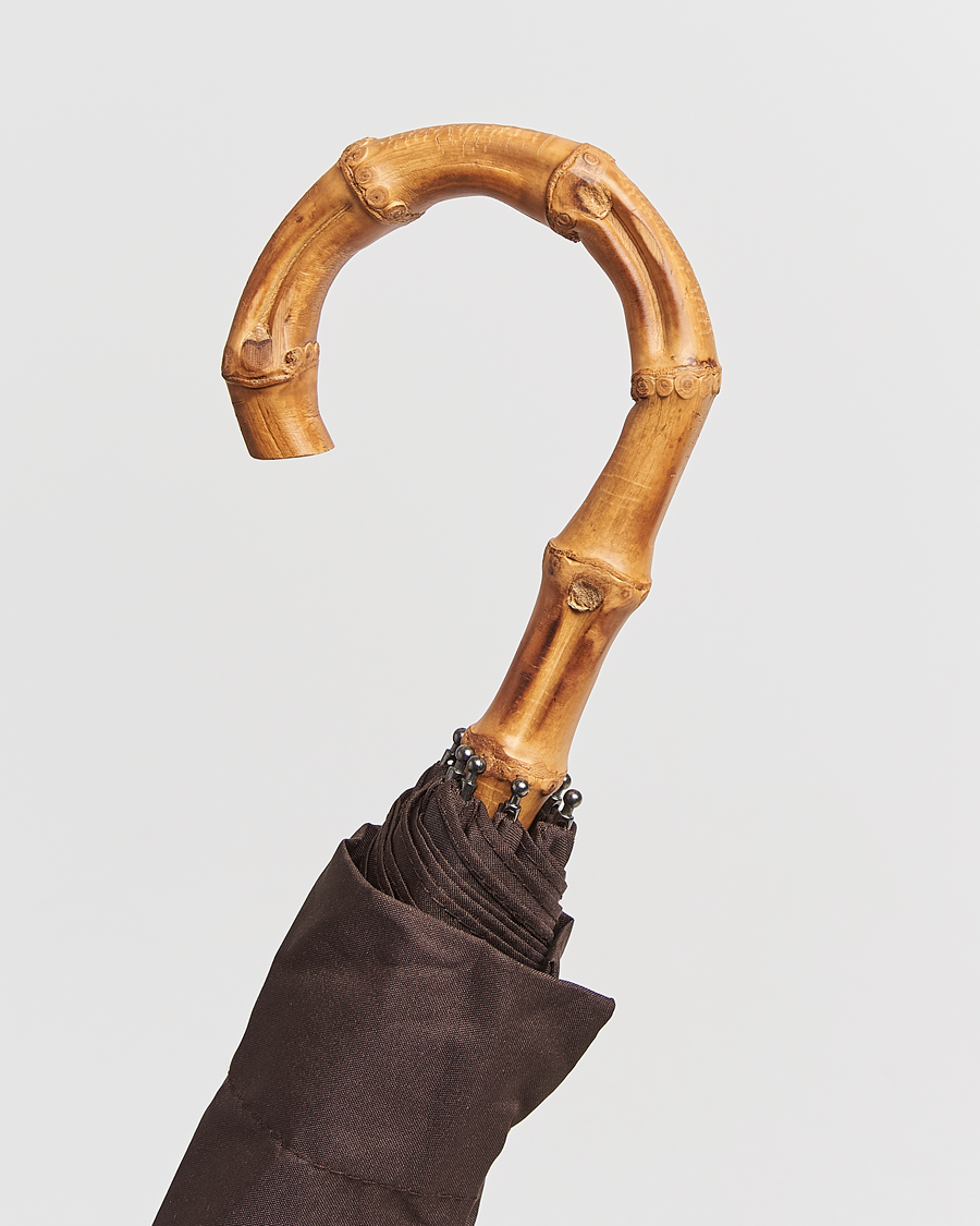 Herre | Paraplyer | Fox Umbrellas | Telescopic Umbrella Brown