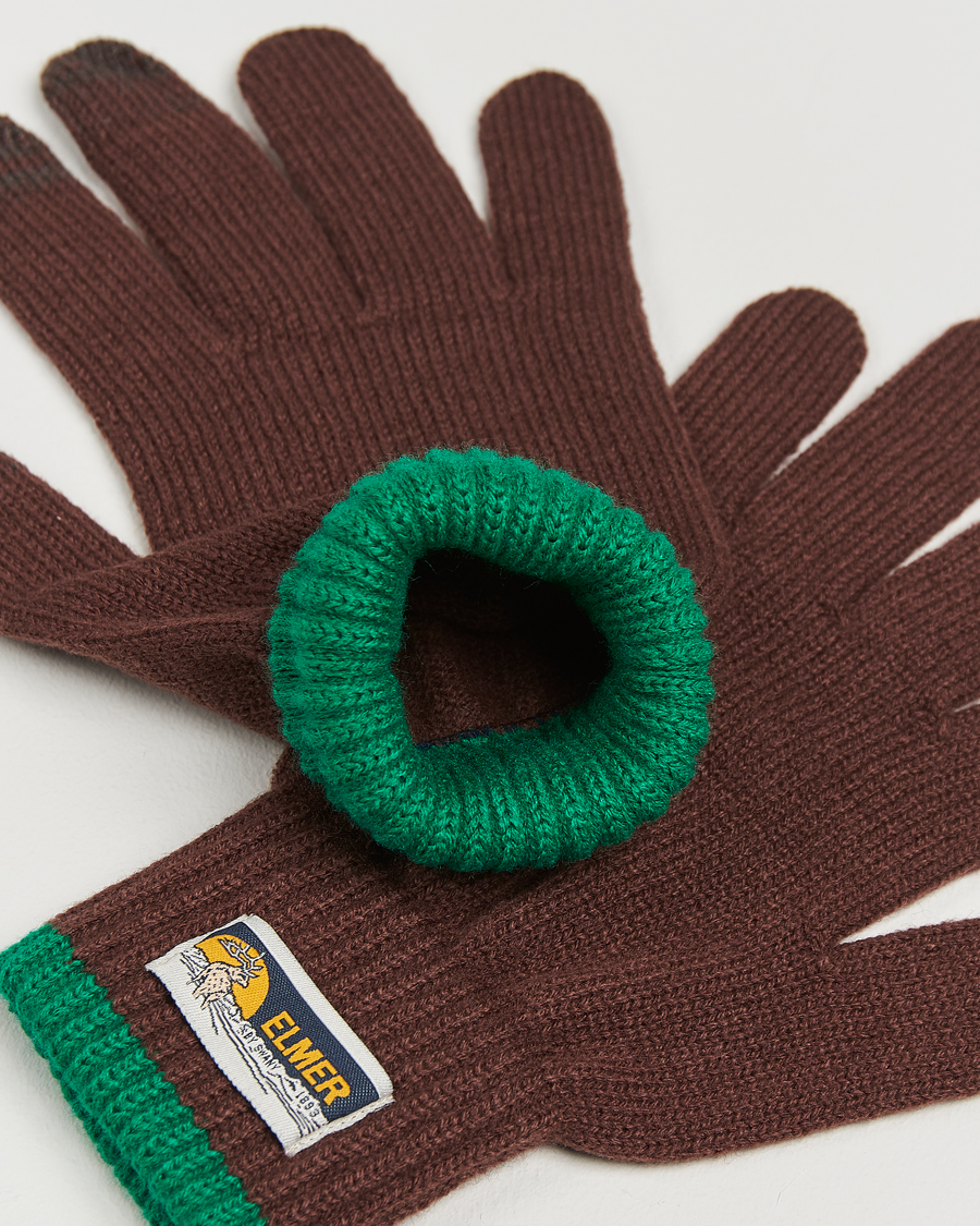 Herre | Elmer by Swany Knitted Glove Rosewood | Elmer by Swany | Knitted Glove Rosewood