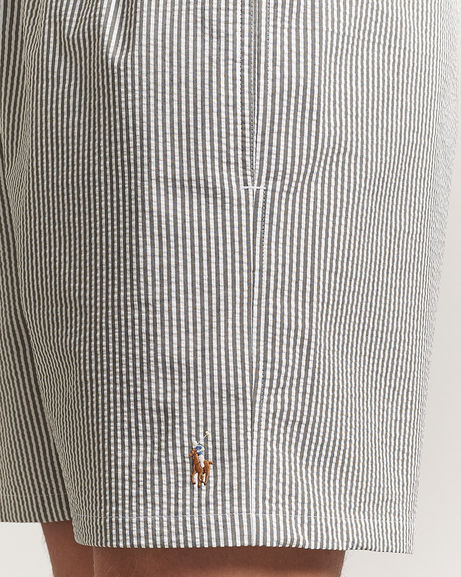 Herre | Badeshorts | Polo Ralph Lauren | Traveler Seersucker Swimshorts New Olive