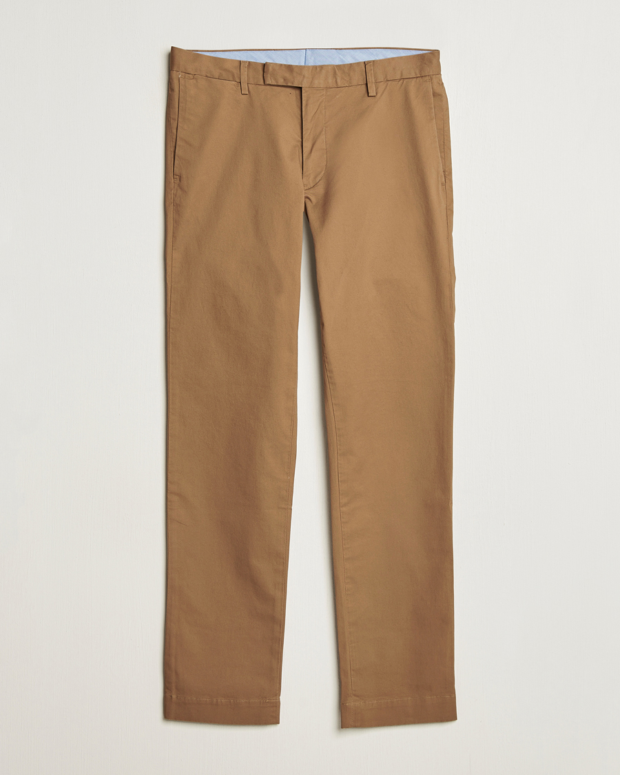 Herre | Bukser | Polo Ralph Lauren | Slim Fit Stretch Chinos Honey Brown