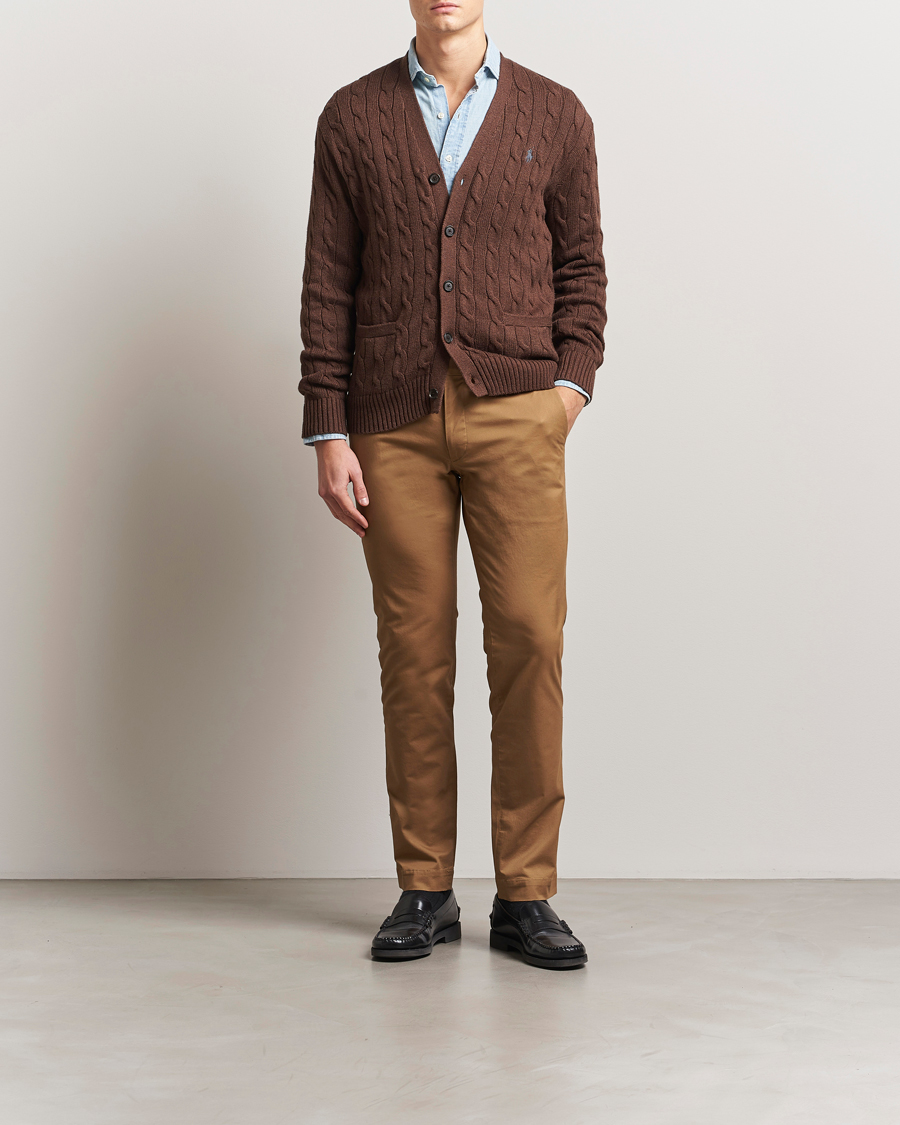 Herre | Bukser | Polo Ralph Lauren | Slim Fit Stretch Chinos Honey Brown