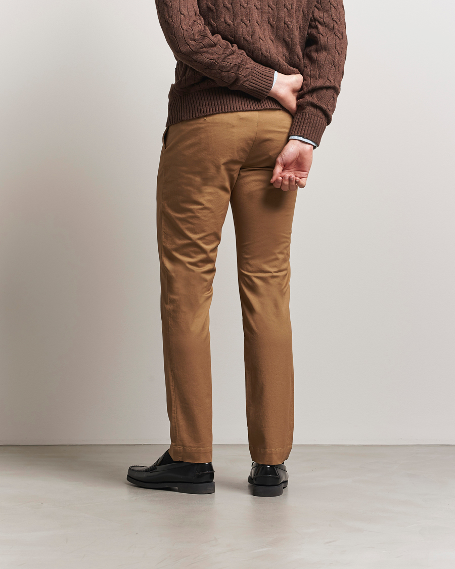 Herre | Bukser | Polo Ralph Lauren | Slim Fit Stretch Chinos Honey Brown