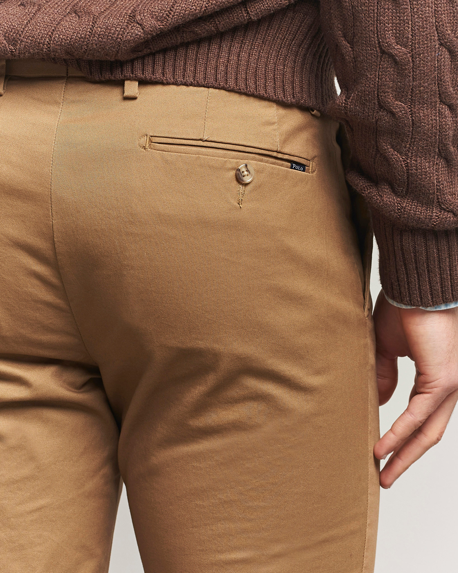 Herre | Bukser | Polo Ralph Lauren | Slim Fit Stretch Chinos Honey Brown