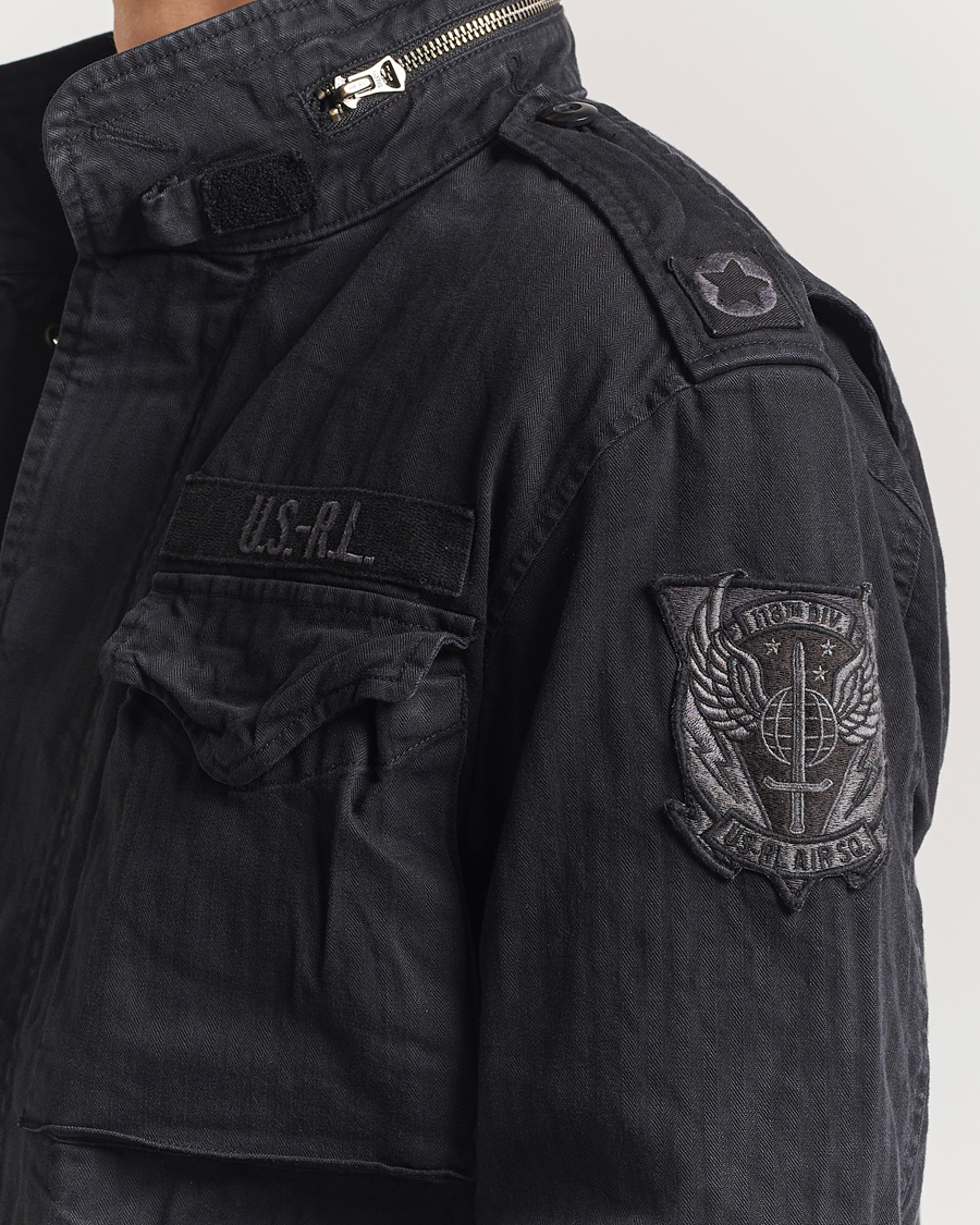 Herre | Jakker | Polo Ralph Lauren | Herringbone Field Jacket Polo Black