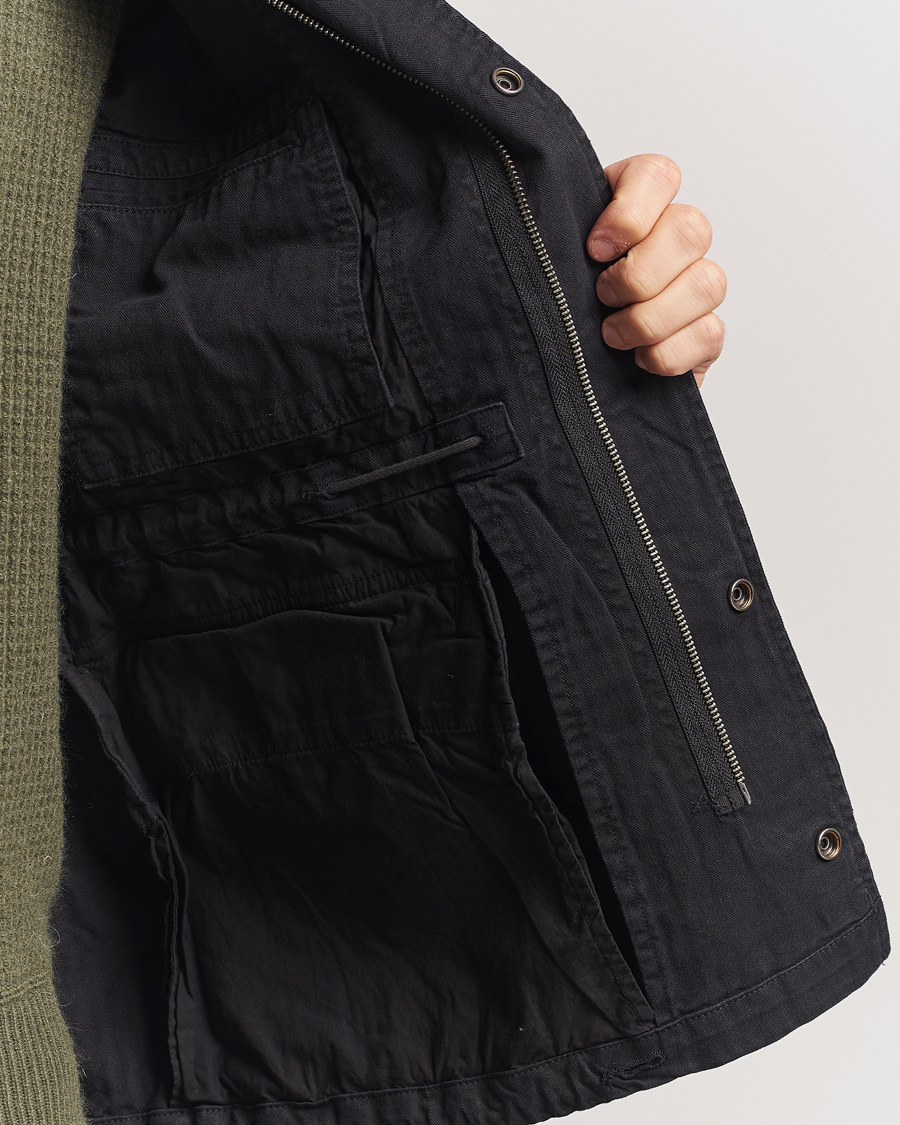 Herre | Jakker | Polo Ralph Lauren | Herringbone Field Jacket Polo Black