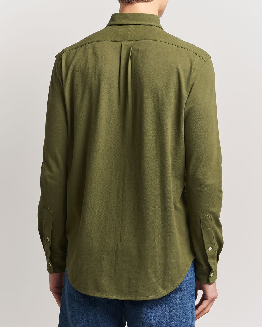 Herre | Skjorter | Polo Ralph Lauren | Featherweight Mesh Shirt New Olive