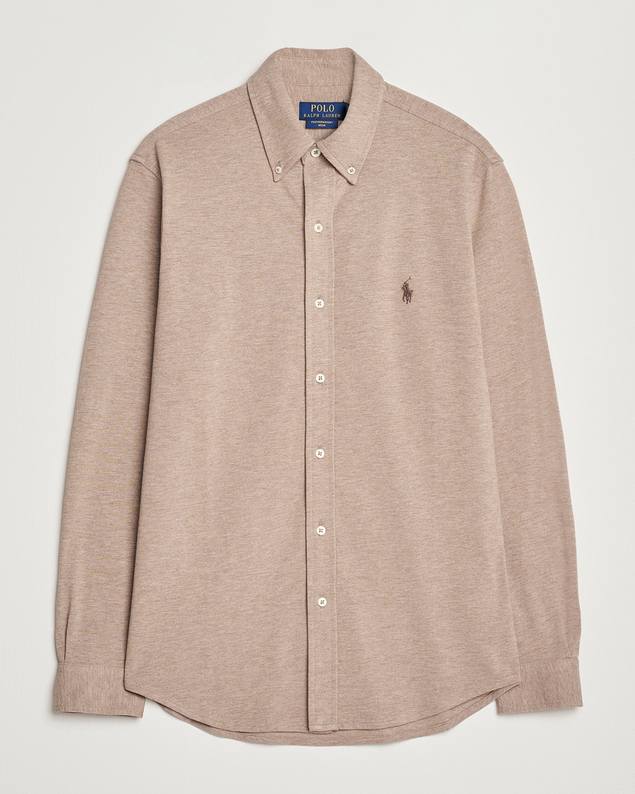 Herre | Skjorter | Polo Ralph Lauren | Featherweight Mesh Shirt Adirondack Heahter