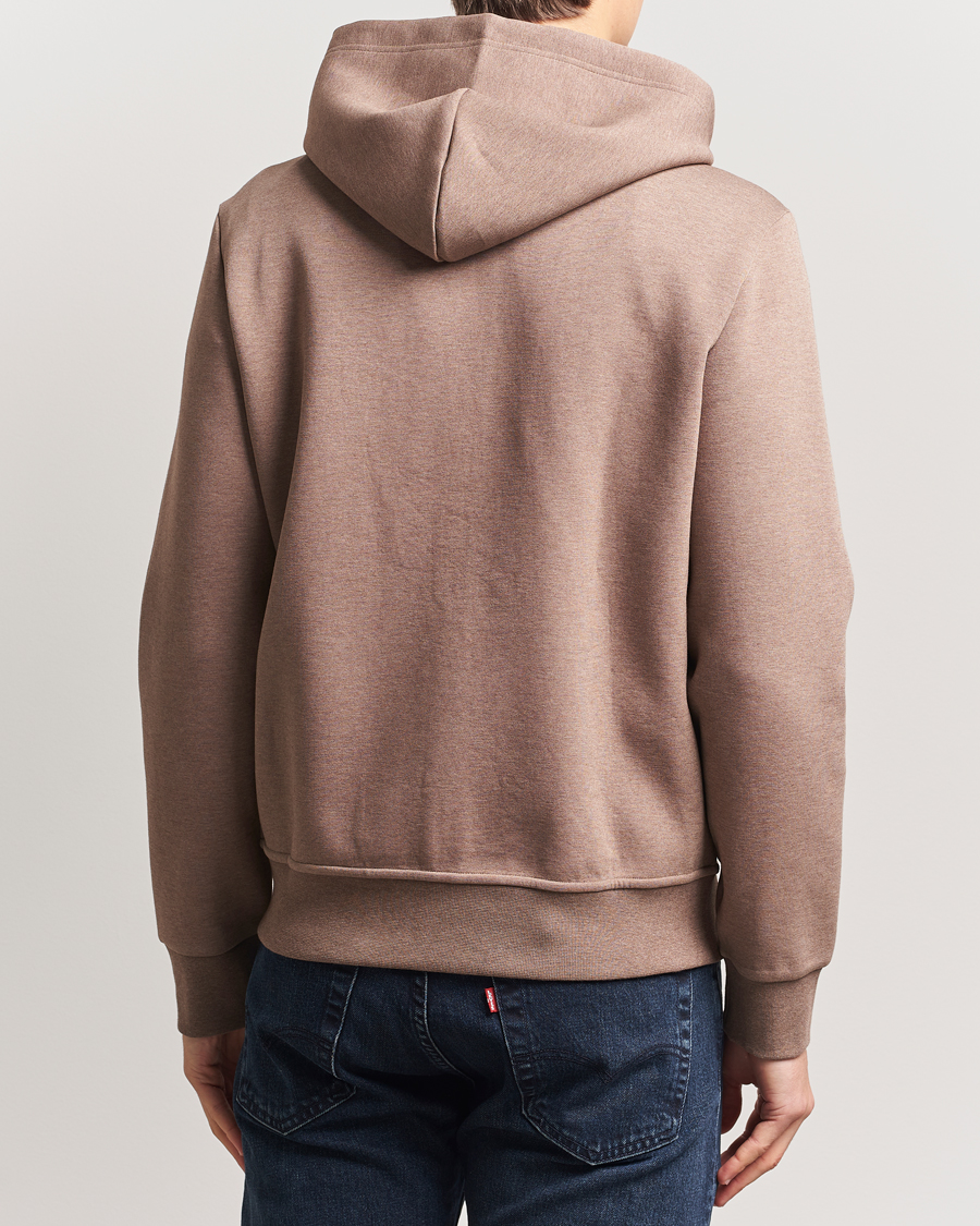 Herre | Gensere | Polo Ralph Lauren | Double Knitted Full-Zip Hoodie Brown Heather