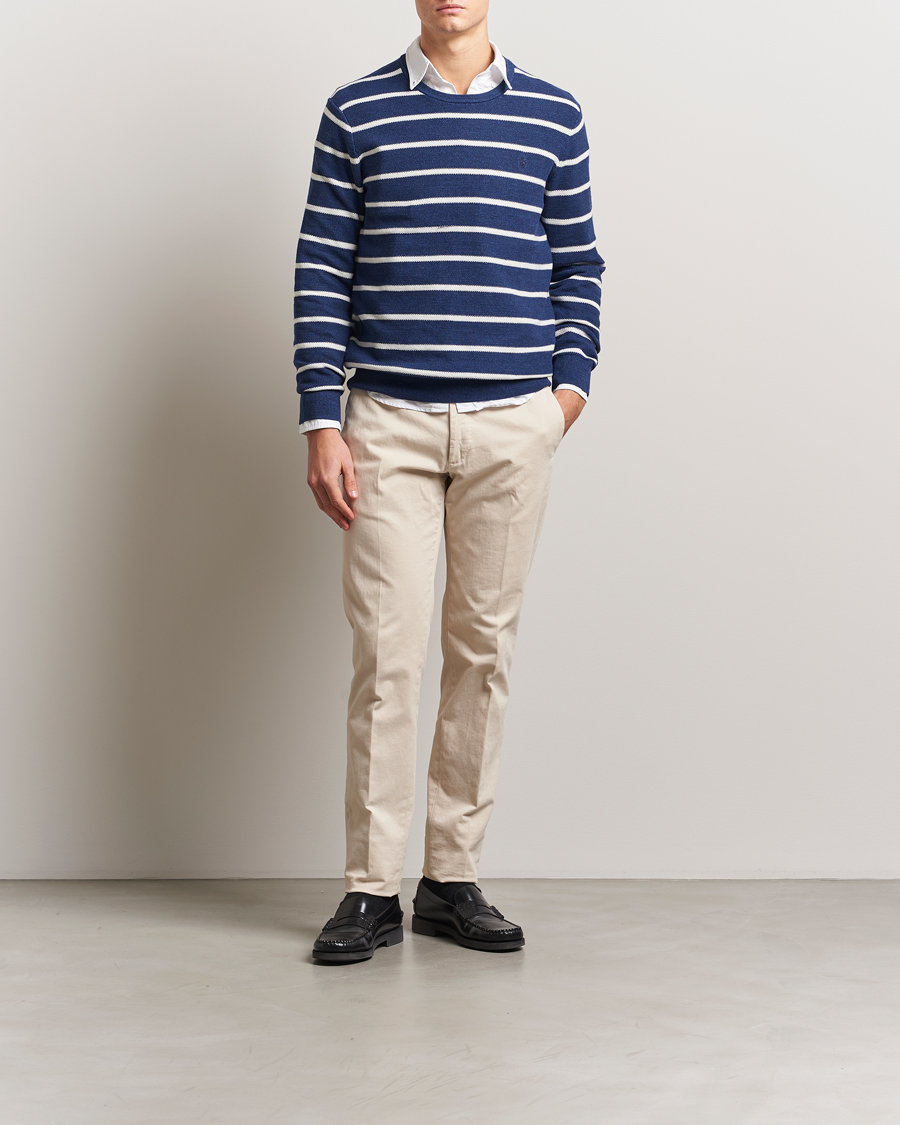Herre | Gensere | Polo Ralph Lauren | Cotton Pullover Sweater Navy Combo