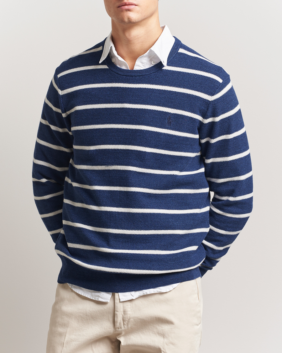 Herre | Gensere | Polo Ralph Lauren | Cotton Pullover Sweater Navy Combo