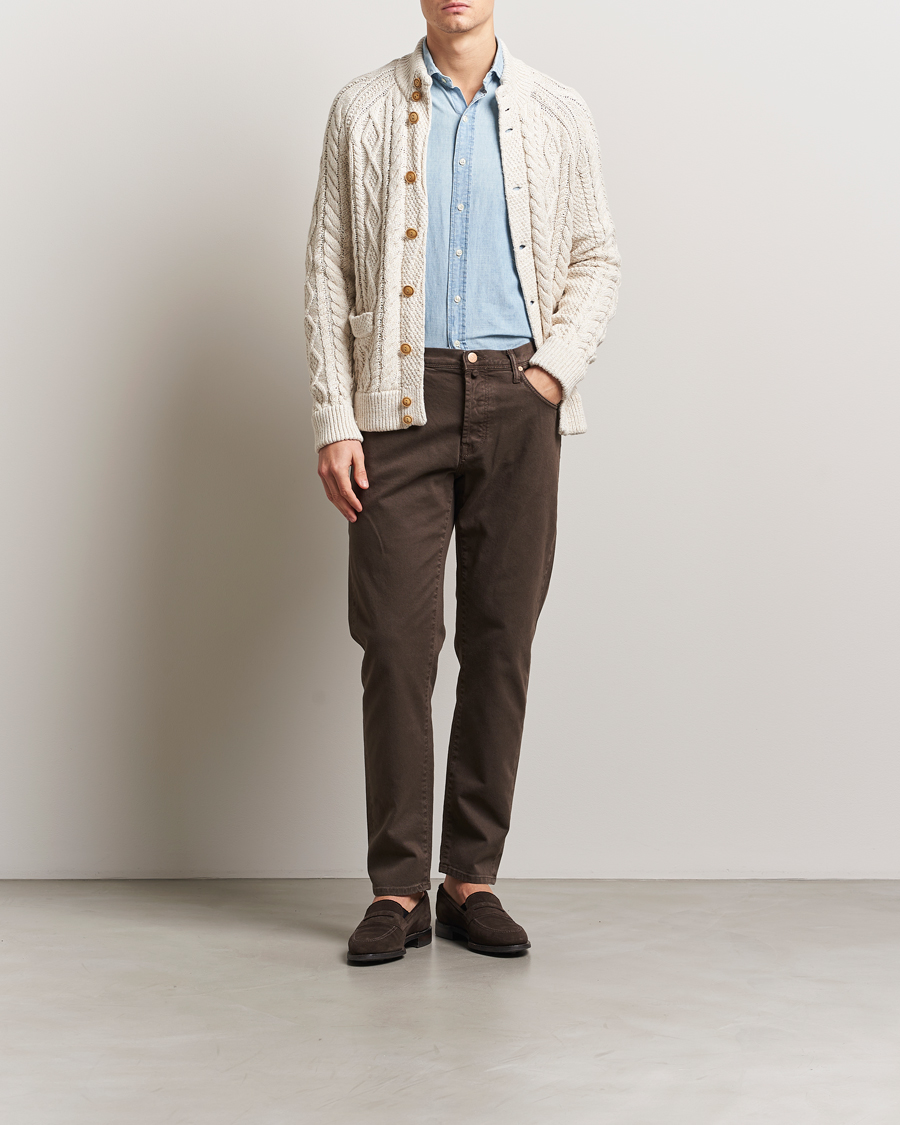 Herre | Gensere | Polo Ralph Lauren | Cotton Cardigan Cream Combo