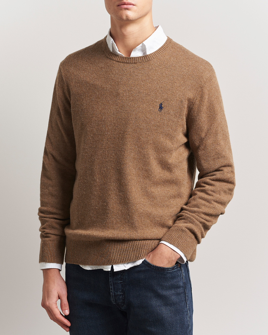 Herre | Gensere | Polo Ralph Lauren | Cotton/Wool Pullover Copper Melange