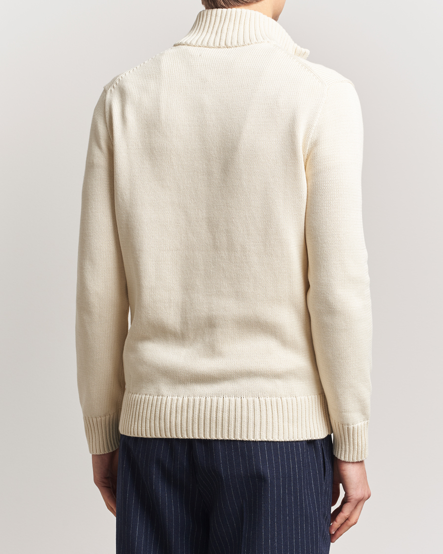 Herre | Gensere | Polo Ralph Lauren | Cotton Pullover Half Zip Andover Cream