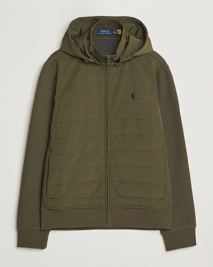 Herre | Gensere | Polo Ralph Lauren | Hybrid Hooded Full-Zip Sweater Armadillo