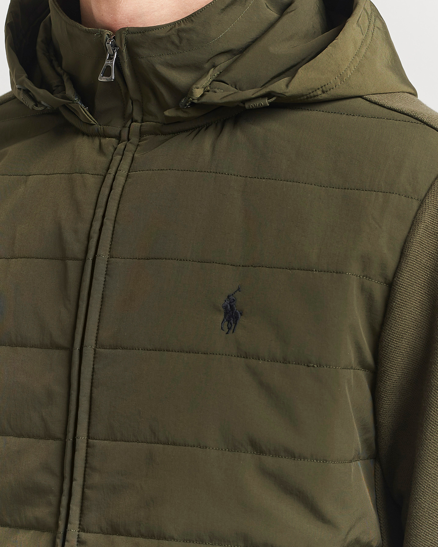 Herre | Gensere | Polo Ralph Lauren | Hybrid Hooded Full-Zip Sweater Armadillo
