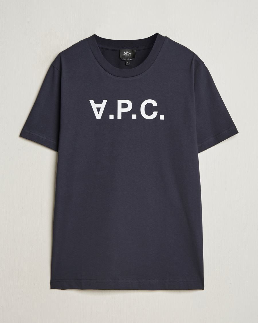 Herre | T-Shirts | A.P.C. | VPC T-Shirt Dark Navy