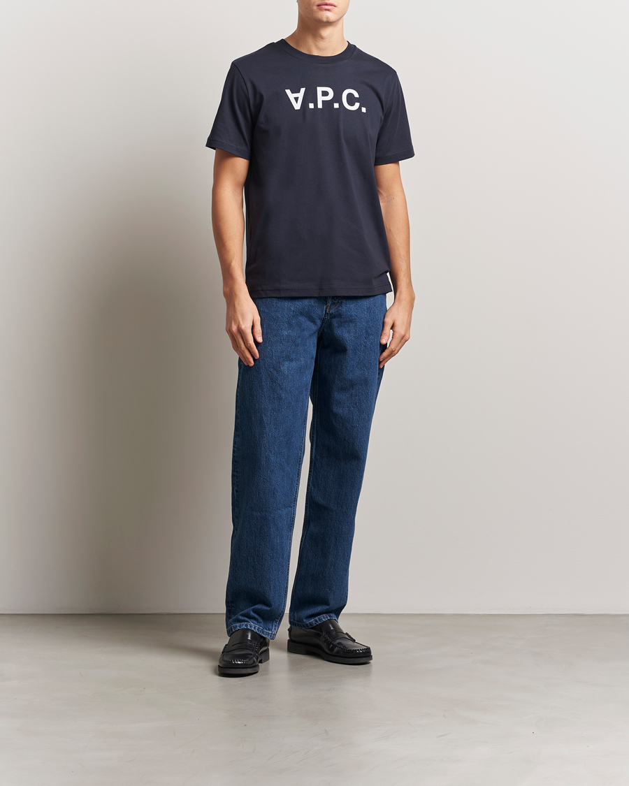Herre | T-Shirts | A.P.C. | VPC T-Shirt Dark Navy