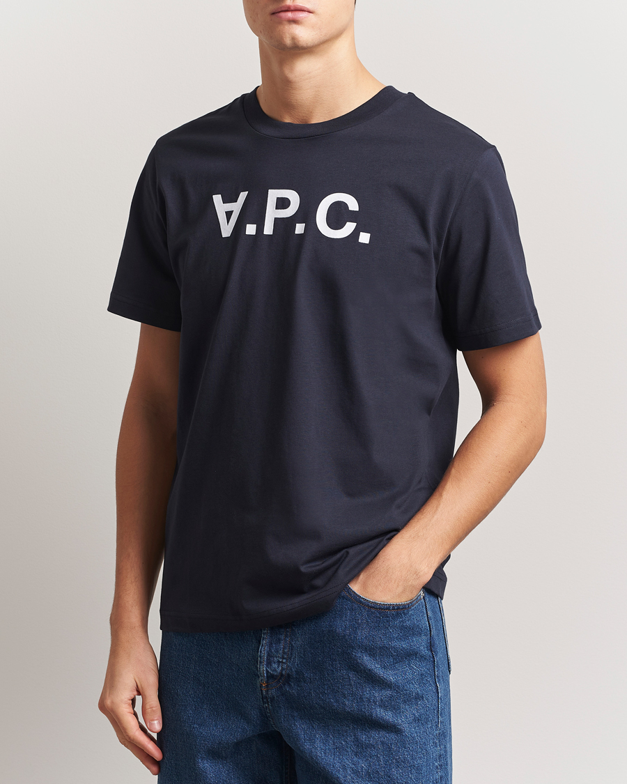 Herre | T-Shirts | A.P.C. | VPC T-Shirt Dark Navy