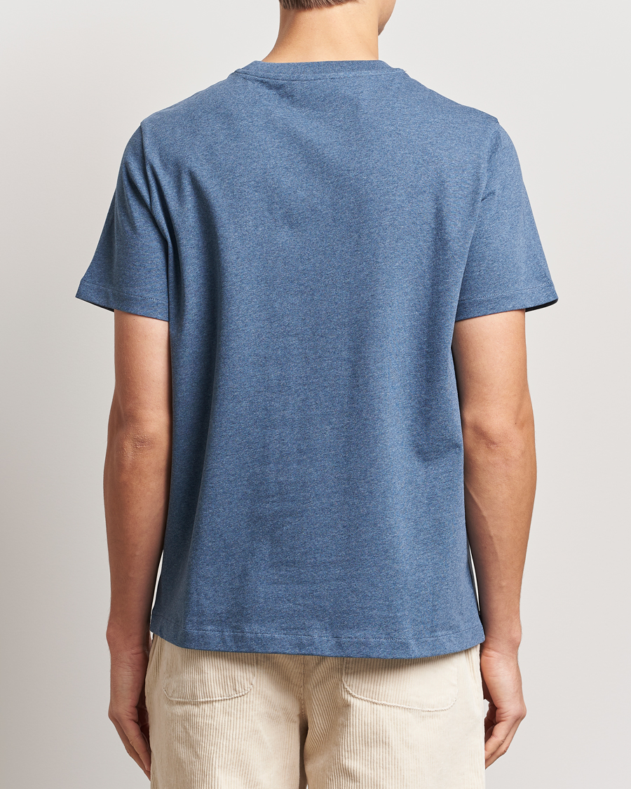 Herre | T-Shirts | A.P.C. | Rue Madame T-Shirt Blue Melange