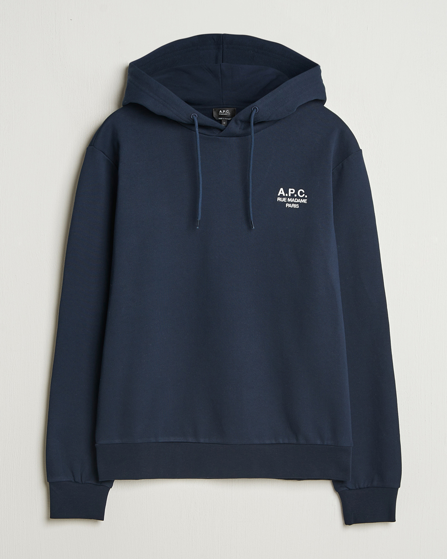 Herre | Gensere | A.P.C. | Rue Madame Hoodie Dark Navy