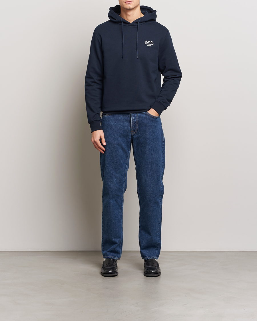 Herre | Gensere | A.P.C. | Rue Madame Hoodie Dark Navy