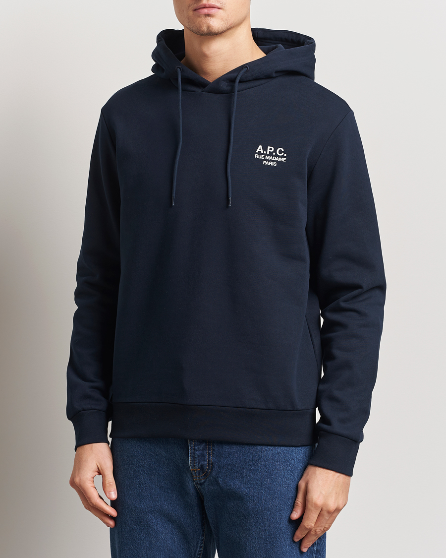 Herre | Gensere | A.P.C. | Rue Madame Hoodie Dark Navy
