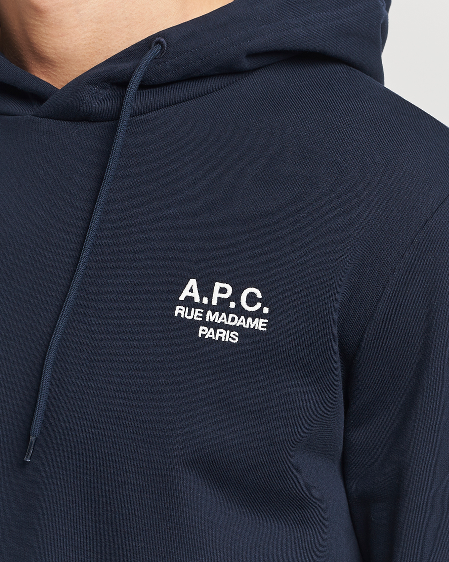 Herre | Gensere | A.P.C. | Rue Madame Hoodie Dark Navy