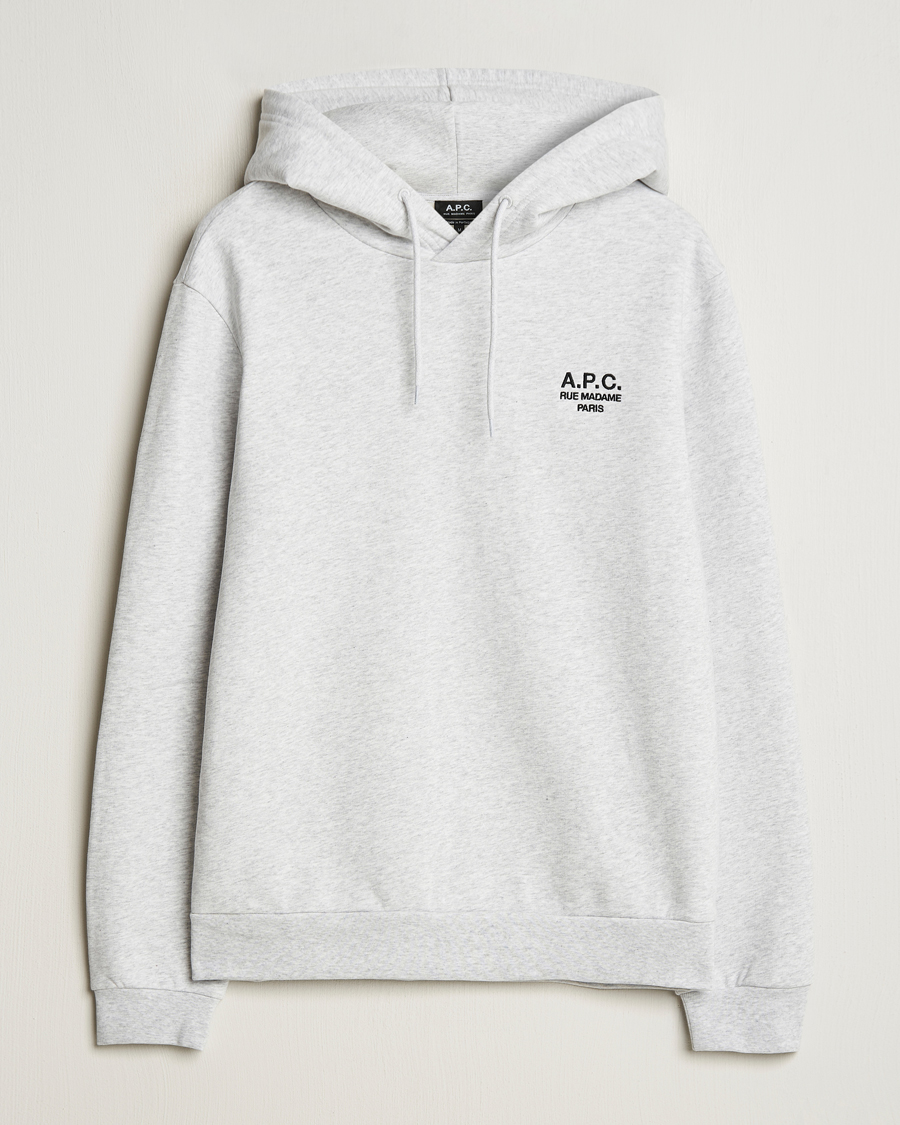 Herre | Gensere | A.P.C. | Rue Madame Hoodie Heather Grey/Black