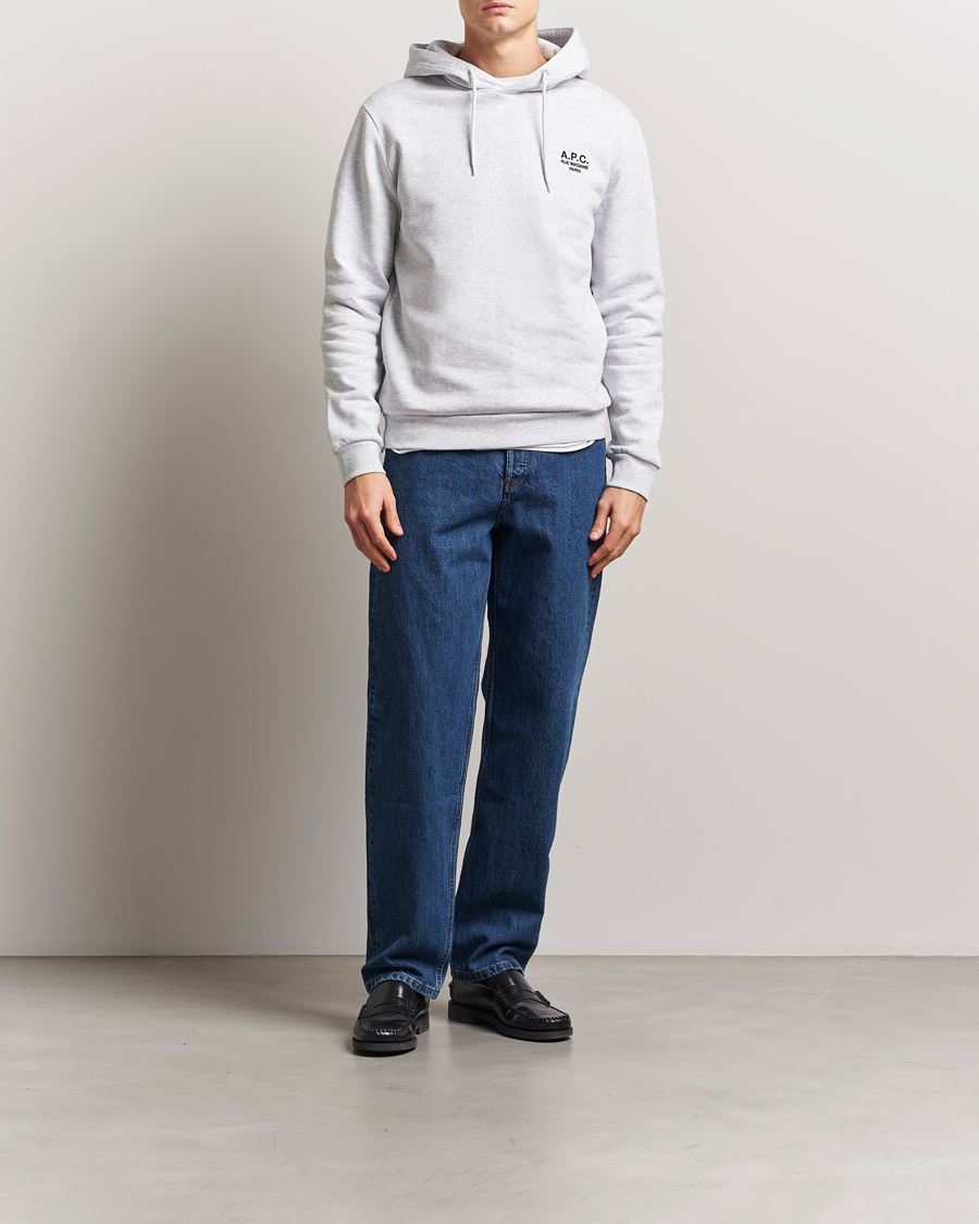 Herre | Gensere | A.P.C. | Rue Madame Hoodie Heather Grey/Black