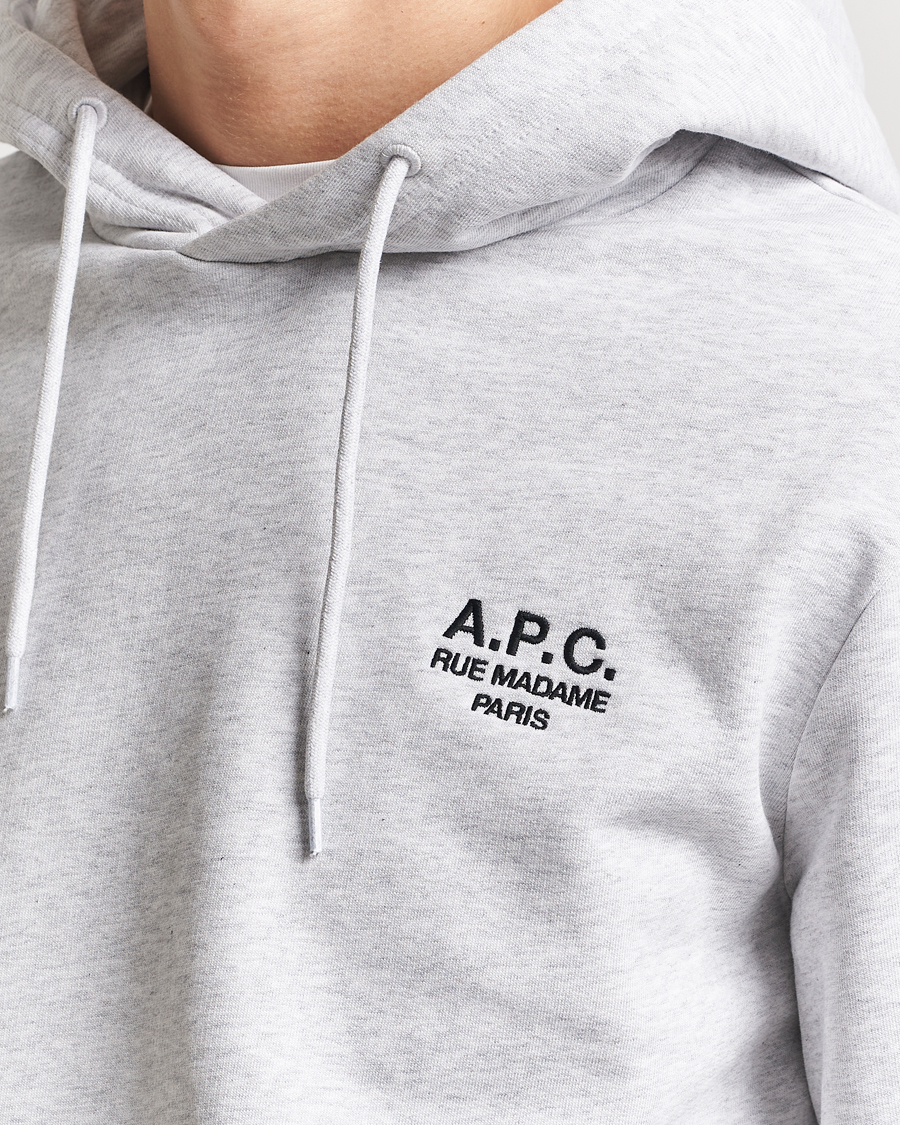 Herre | Gensere | A.P.C. | Rue Madame Hoodie Heather Grey/Black