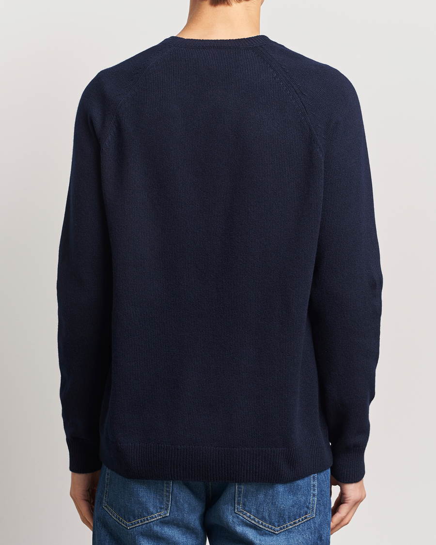 Herre | Gensere | A.P.C. | Pierre Lambswool Sweater Dark Navy