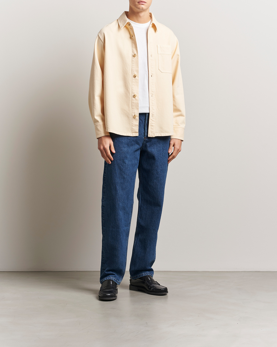 Herre | Skjorter | A.P.C. | Basile Denim Overshirt Vanilla