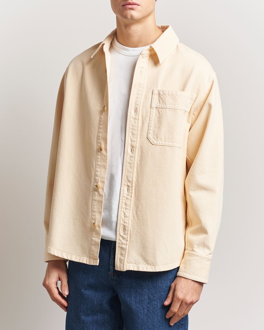 Herre | Skjorter | A.P.C. | Basile Denim Overshirt Vanilla