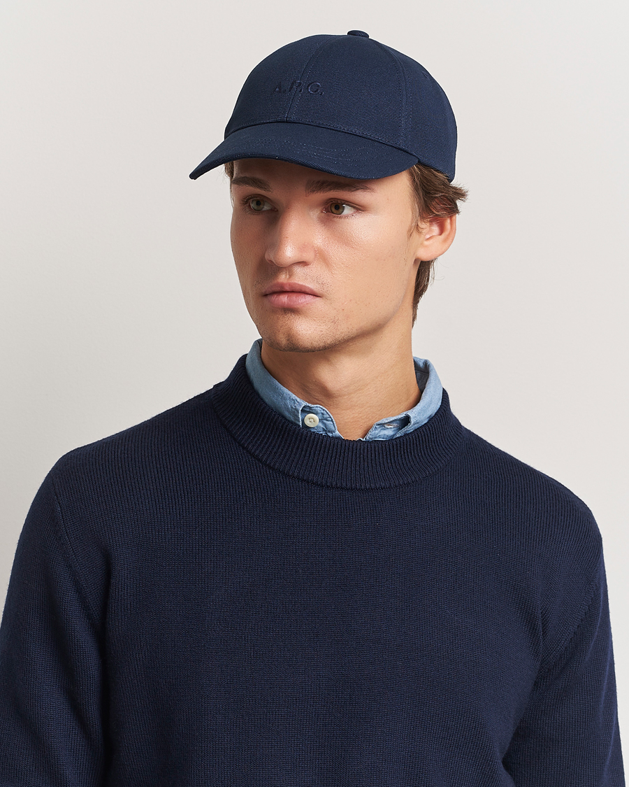 Herre | Hatter og capser | A.P.C. | Charlie Baseball Cap Dark Navy