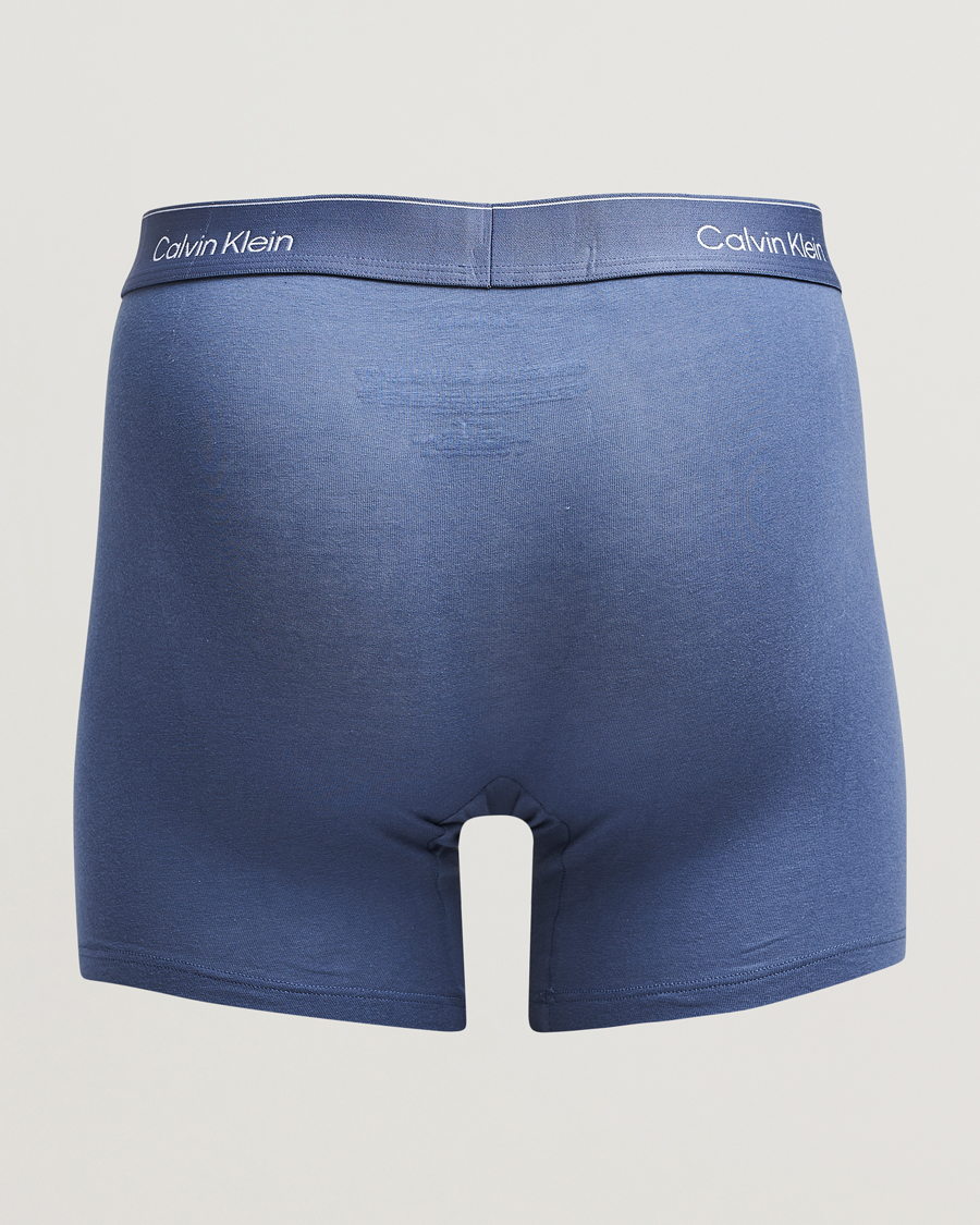 Herre | Undertøy | Calvin Klein | 3-Pack Icon Cotton Stretch Boxer Brief Blue/Grey/Red